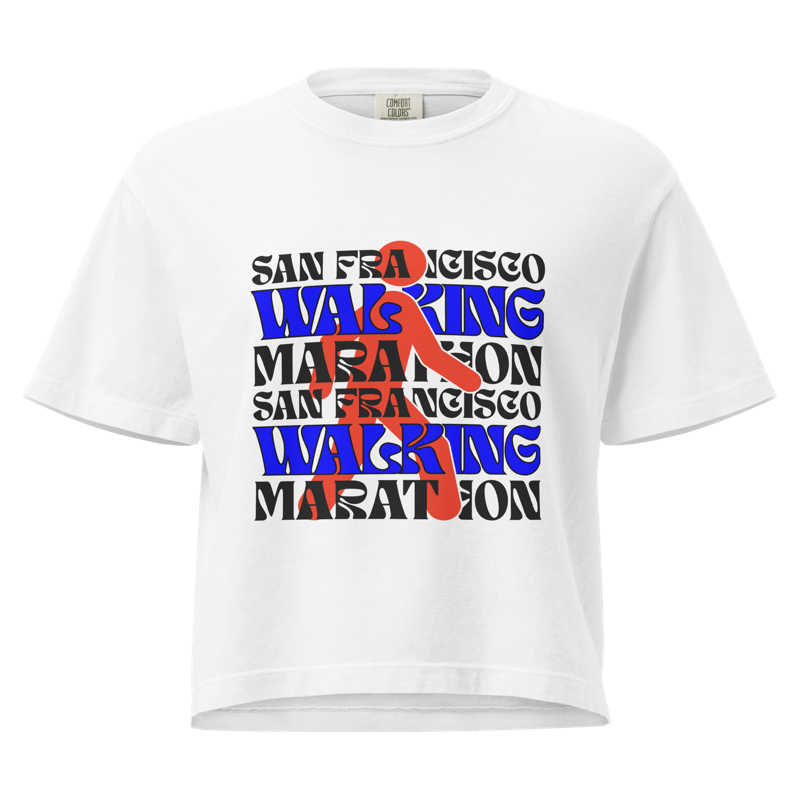 Cropped tee design preview, front